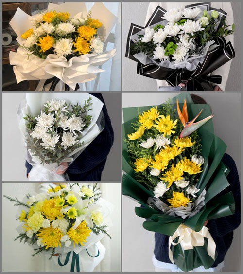 广东梅州市五华县转水镇转水社区白事花束代送
